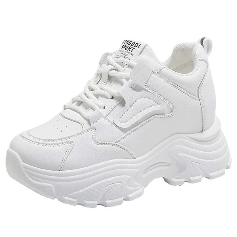 White/Black Women's Sneakers