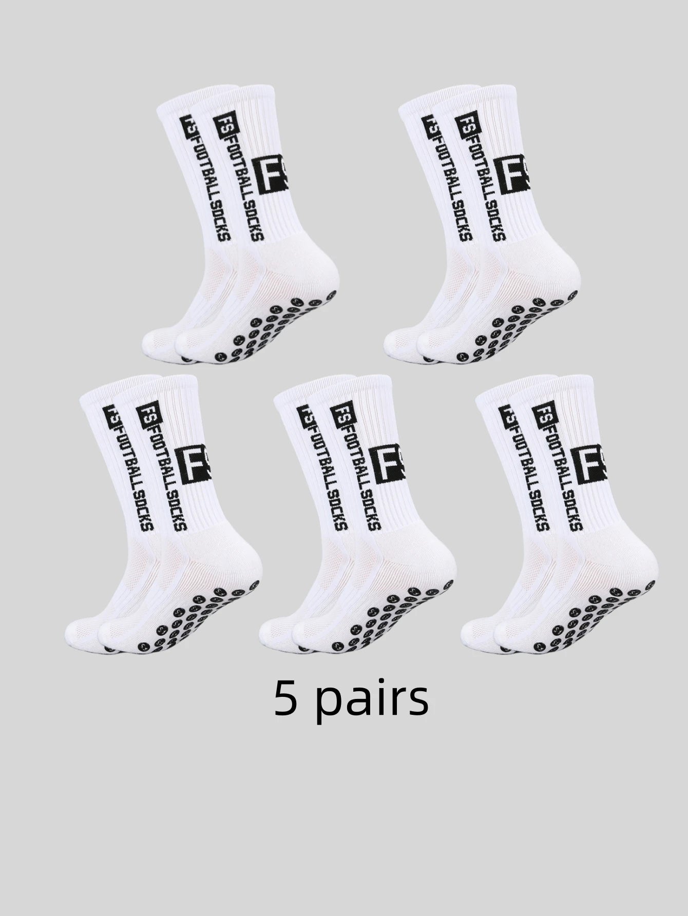 5 pairs of sports socks