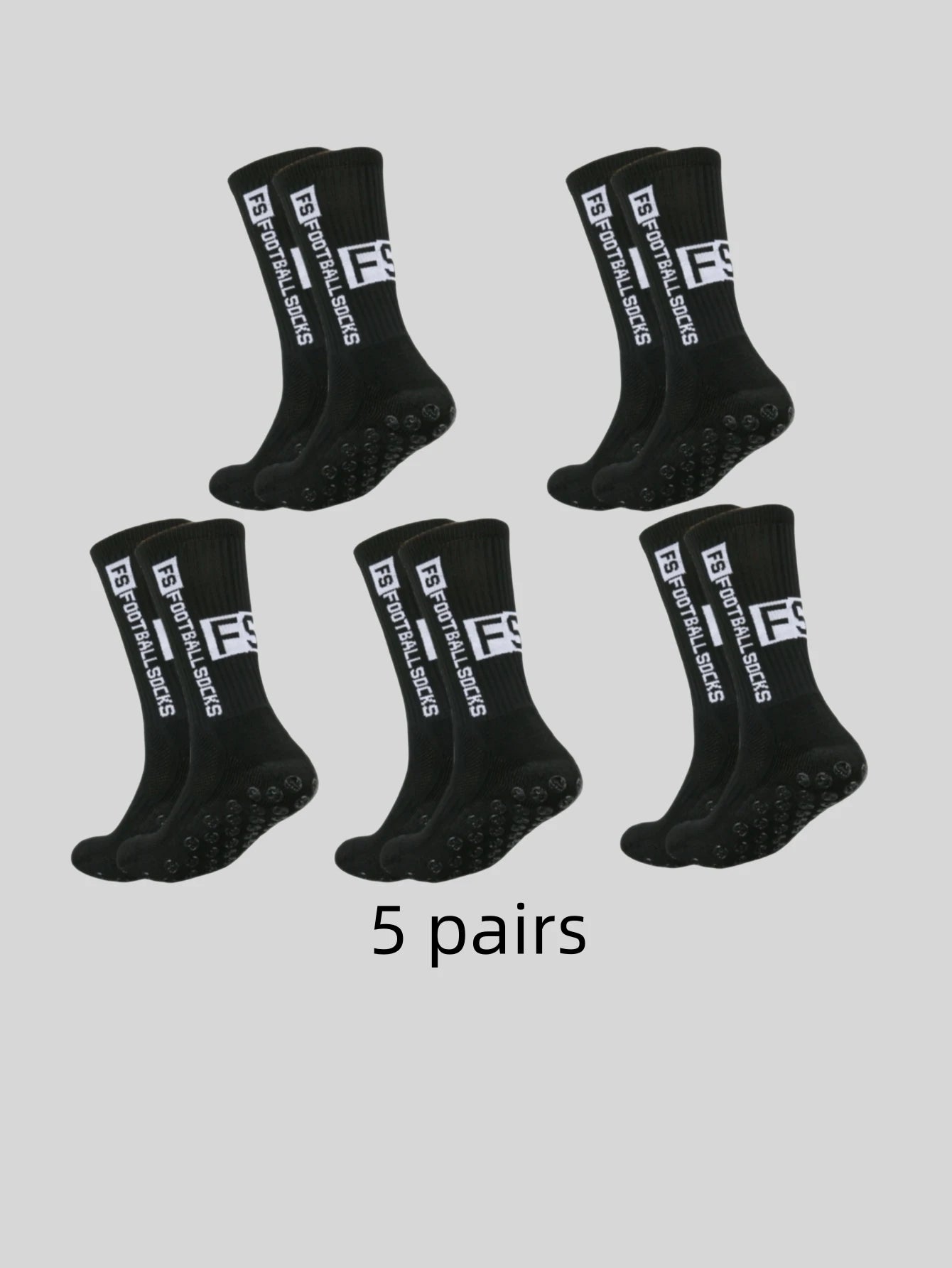 5 pairs of sports socks