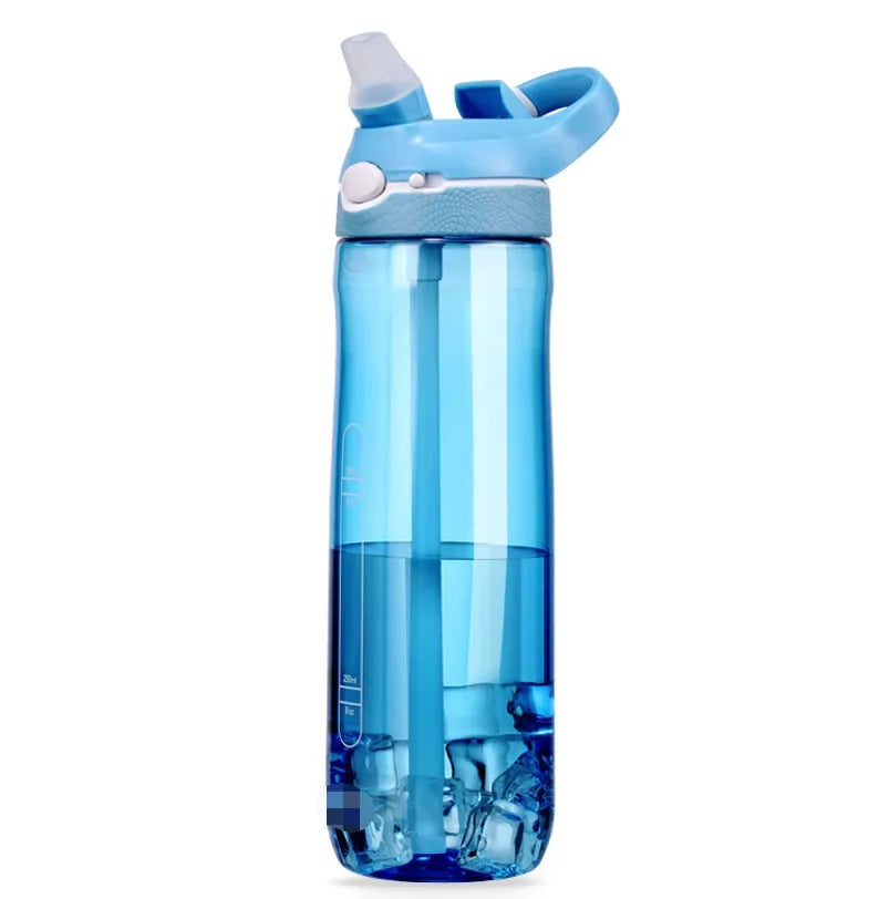 Water Bottle with Straw Eco-Friendly