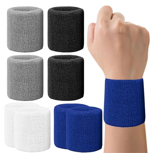 1Pairs 2Pcs Set Wrist Sweatbands