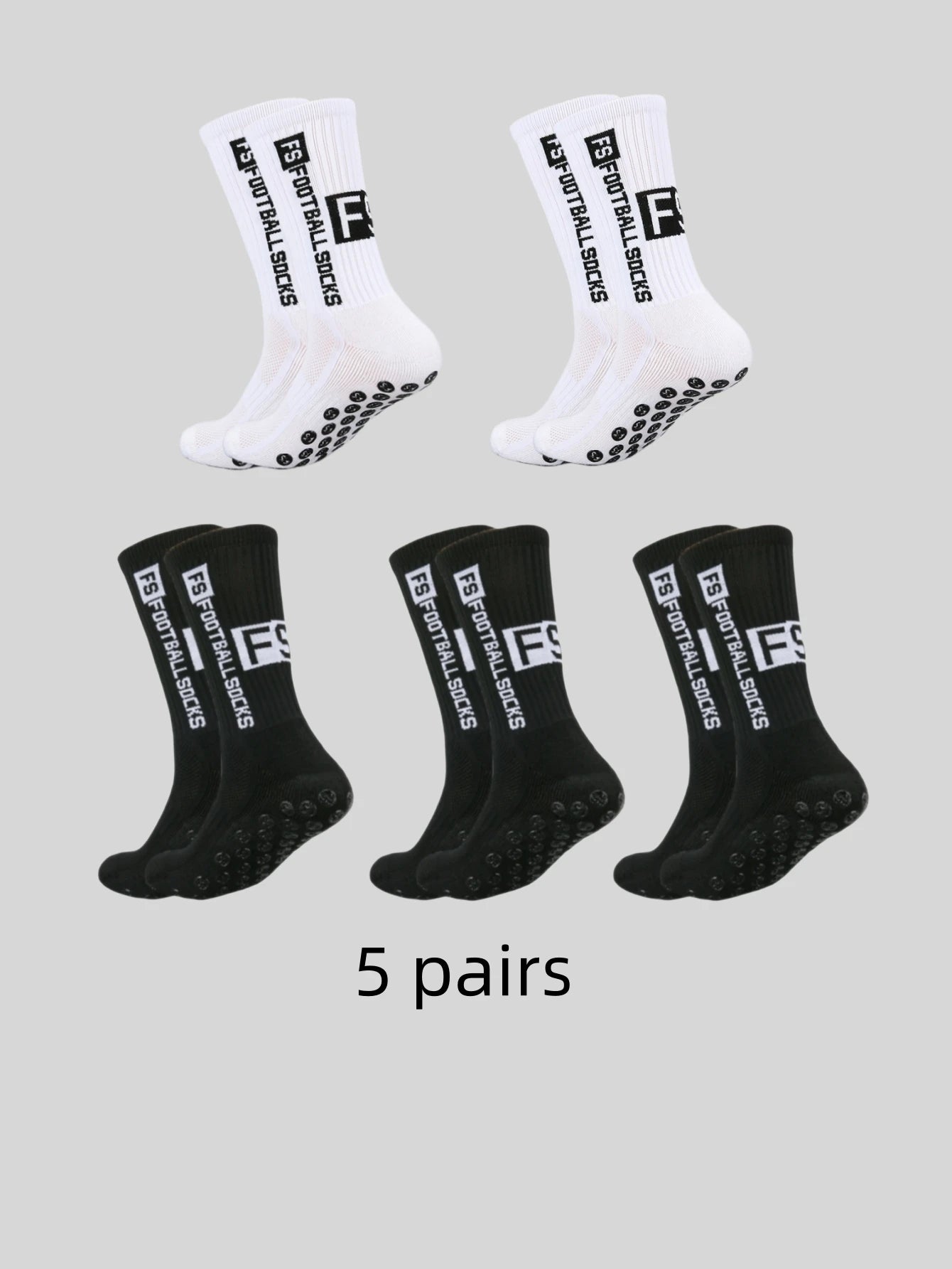 5 pairs of sports socks