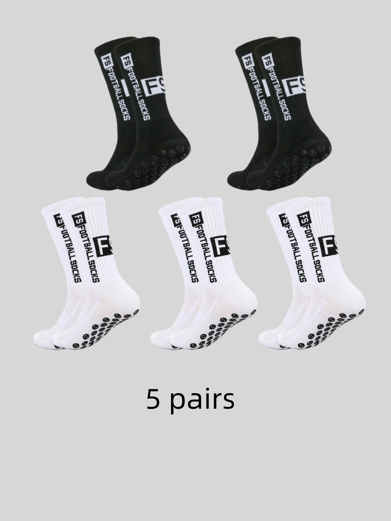 5 pairs of sports socks