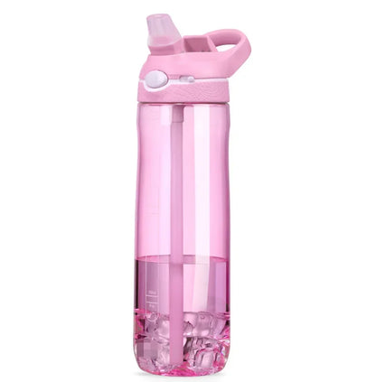 Water Bottle with Straw Eco-Friendly
