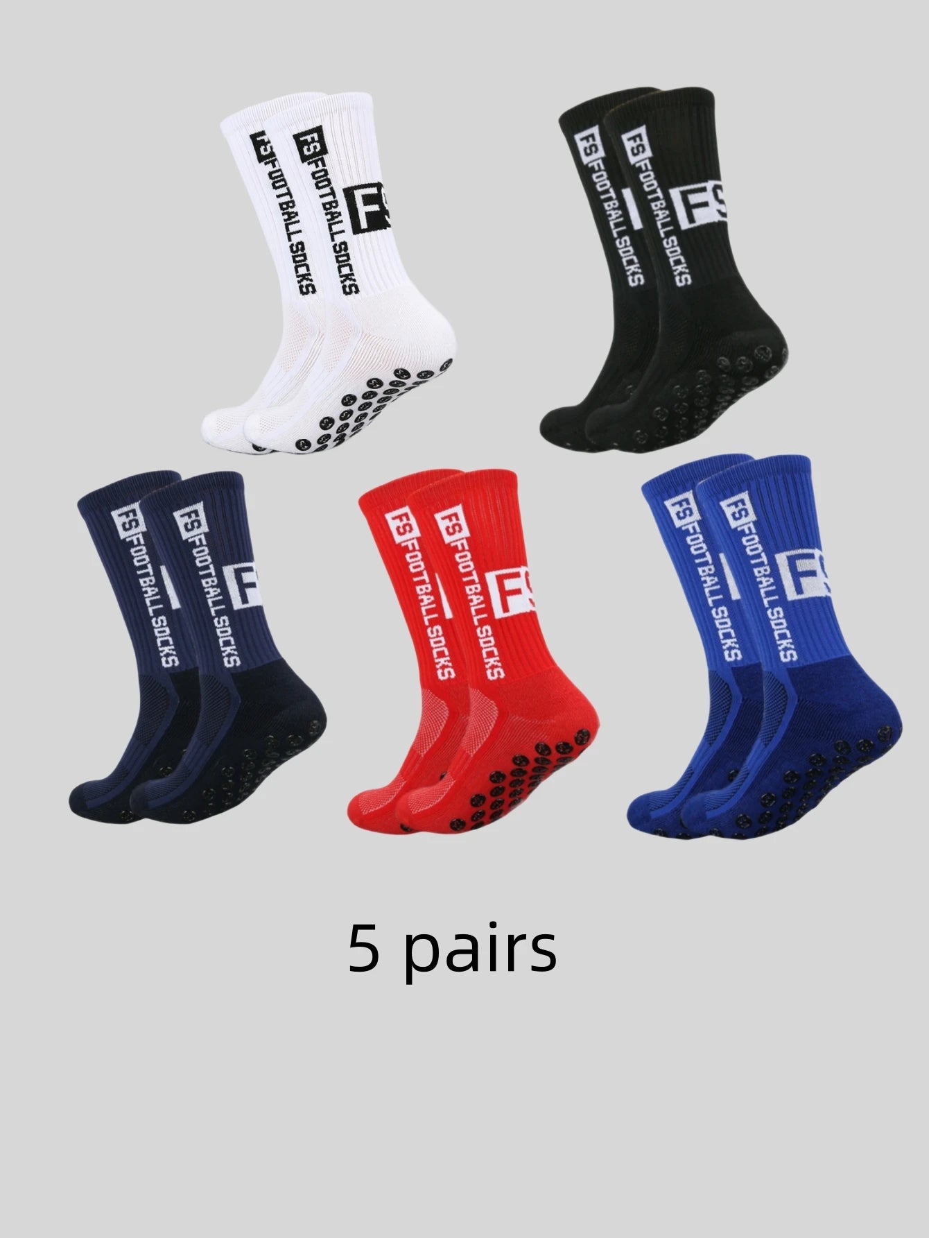 5 pairs of sports socks
