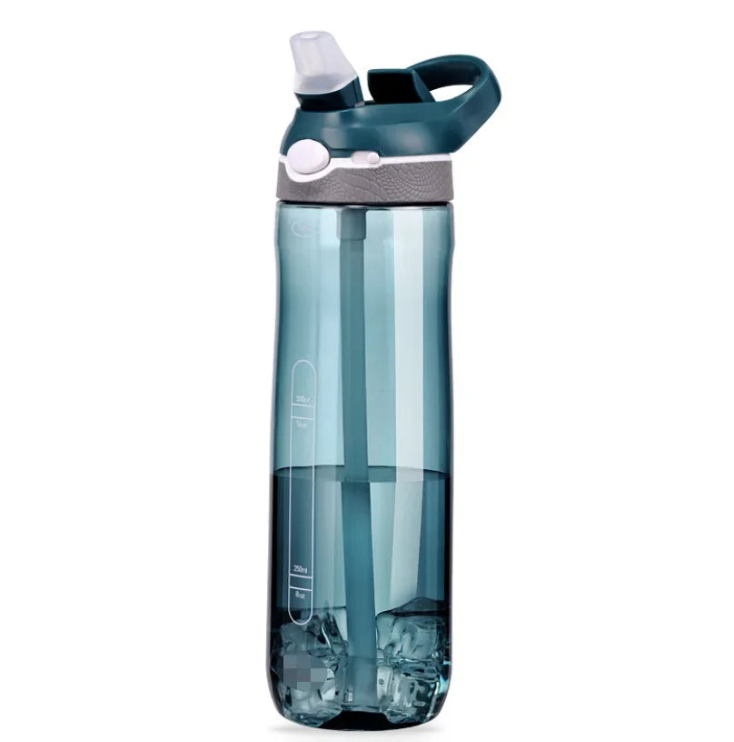 Water Bottle with Straw Eco-Friendly
